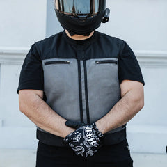 Street Creed Moto Mesh Men's Motorcycle Vest