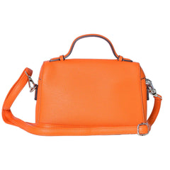 Bold Orange Satchel Bag