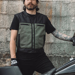 Street Creed Moto Mesh Men's Motorcycle Vest
