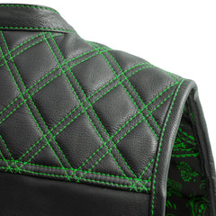 Noir Luxe Men's Club Style Leather Vest