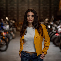 Lennox Moto Style Leather Jacket
