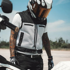 Street Creed Moto Mesh Men's Motorcycle Vest