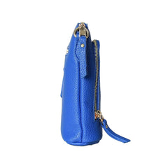 Faux Leather Zip Pocket Cell Phone Bag
