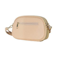 Beige Sling Crossbody Bag