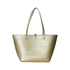 Faux Leather Reversible 2 Color Tote