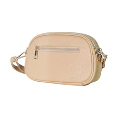 Beige Sling Crossbody Bag