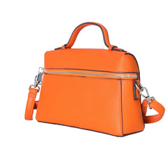 Bold Orange Satchel Bag