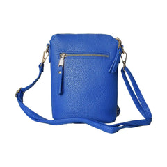 Faux Leather Zip Pocket Cell Phone Bag