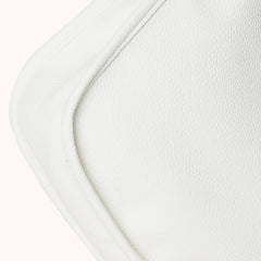 Faux Leather Large Messenger Bag