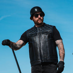 Trailhide Men's Motorcycle Leather Vest