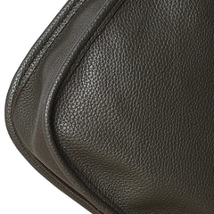 Faux Leather Large Messenger Bag