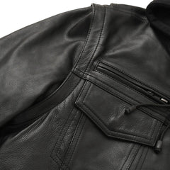 Nightstrike Men’s Motorcycle Leather Jacket