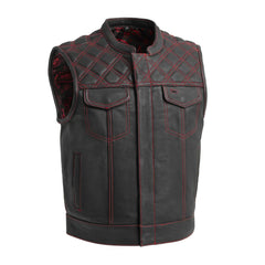 Noir Luxe Men's Club Style Leather Vest
