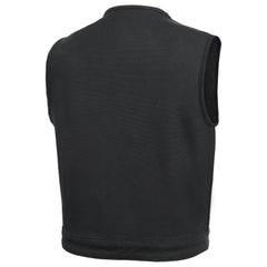 Hudson Rebel Men's Perforated Motorcycle Leather Vest