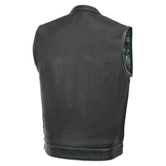Empire Edge Men's Motorcycle Leather Vest