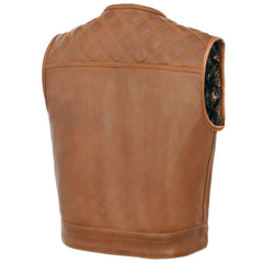 Rugged Ridge Men’s Premium Leather Riding Vest (Signature Collection)
