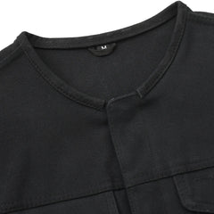 Hudson Rebel Men's Perforated Motorcycle Leather Vest