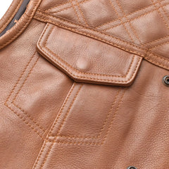 Rugged Ridge Men’s Premium Leather Riding Vest (Signature Collection)