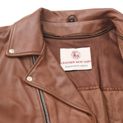 Manhattan Noir Men's Leather Motorcycle Jacket