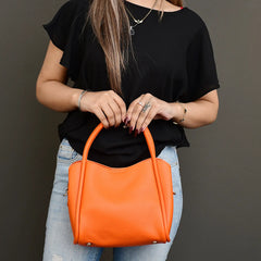 Faux Leather Loop Shoulder Bag