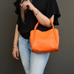 Faux Leather Loop Shoulder Bag