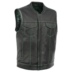 Empire Edge Men's Motorcycle Leather Vest