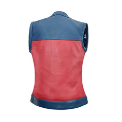 Syrax Women’s Freedom Motorcycle Leather Vest