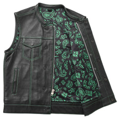 Empire Edge Men's Motorcycle Leather Vest