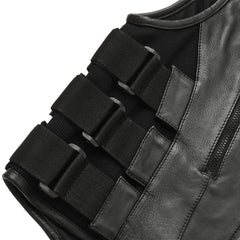 Onyx Dominator Men's Leather Motorcycle Vest