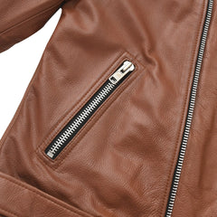 Manhattan Noir Men's Leather Motorcycle Jacket