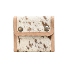 Bifold Wallet - Vegetable Tanned Leather Bronze  Natural