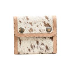 Bifold Wallet - Vegetable Tanned Leather Bronze  Natural