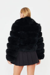 SoHo Snowfall Fur Coat