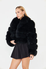 SoHo Snowfall Fur Coat