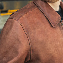 MotoRogue Bomber Men's Leather Jacket