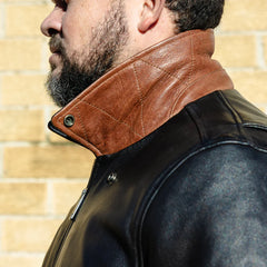MotoRogue Bomber Men's Leather Jacket