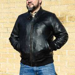 MotoRogue Bomber Men's Leather Jacket