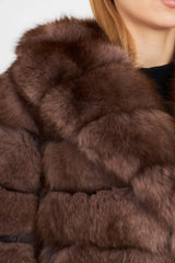 SoHo Snowfall Fur Coat