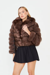 SoHo Snowfall Fur Coat