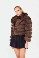 SoHo Snowfall Fur Coat