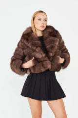 SoHo Snowfall Fur Coat
