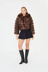 SoHo Snowfall Fur Coat