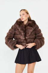 SoHo Snowfall Fur Coat
