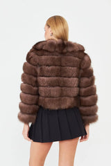 SoHo Snowfall Fur Coat