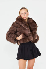 SoHo Snowfall Fur Coat
