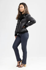 MetroMuse Women's Leather Jacket