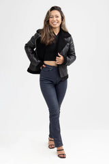 MetroMuse Women's Leather Jacket