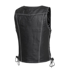 Blush Biker Women's Motorcycle Leather Vest