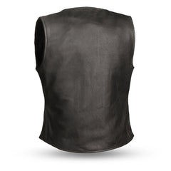 Crimson Asphalt Women's Motorcycle Leather Vest