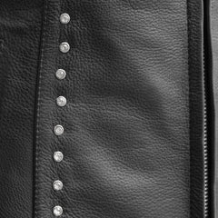 Velvet Rider Women's Motorcycle Leather Vest